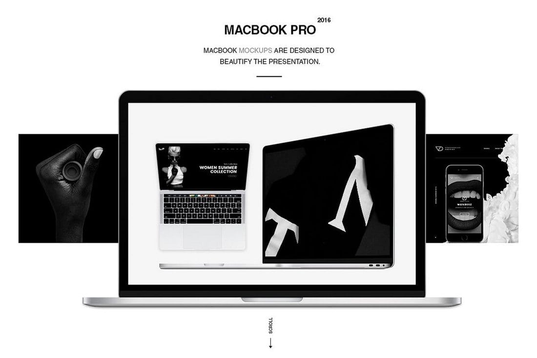 MacBook Pro Mockups 2016